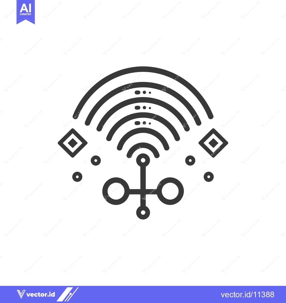 Premium Vector of Abstract geometric design with curved lines, circles and diamonds
