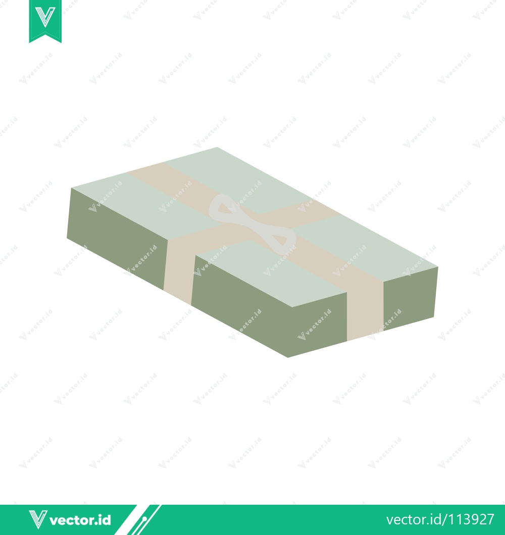 Premium Vector dari Stack of Money Illustration