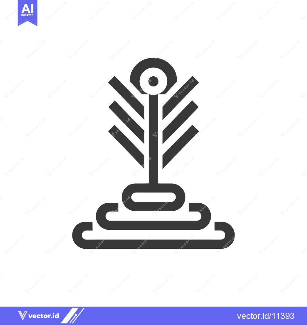 Premium Vector dari Abstract Geometric Design with Eye Symbol and Concentric Circles