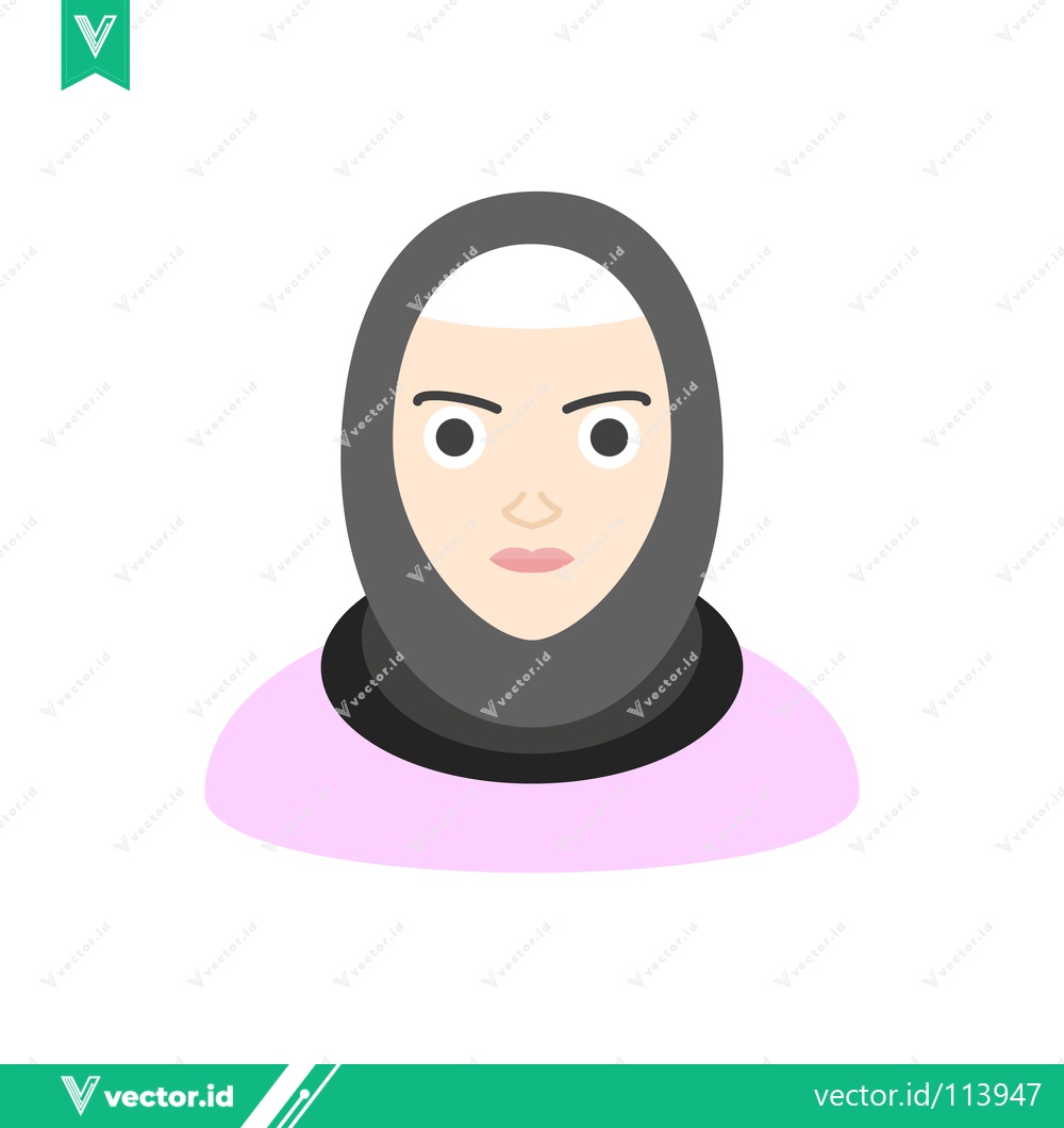 Premium Vector dari Illustration of a Muslim Woman Wearing a Hijab