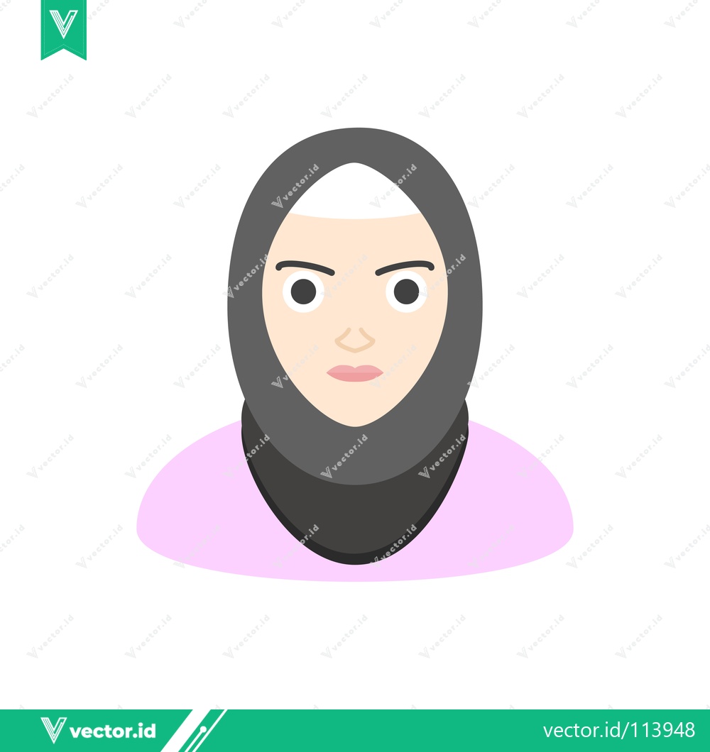 Premium Vector dari Illustration of a Muslim woman wearing a hijab