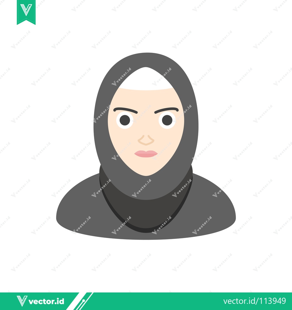 Premium Vector dari Illustration of a Muslim Woman Wearing a Hijab