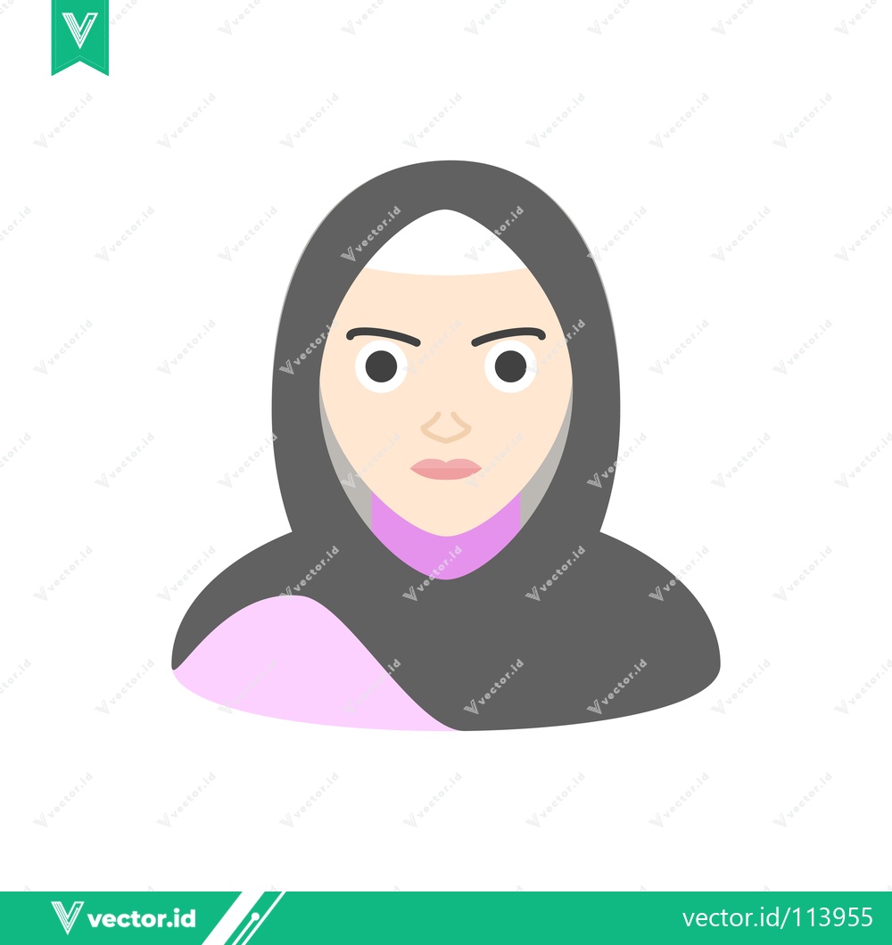 Premium Vector dari Illustration of a Muslim woman wearing a hijab