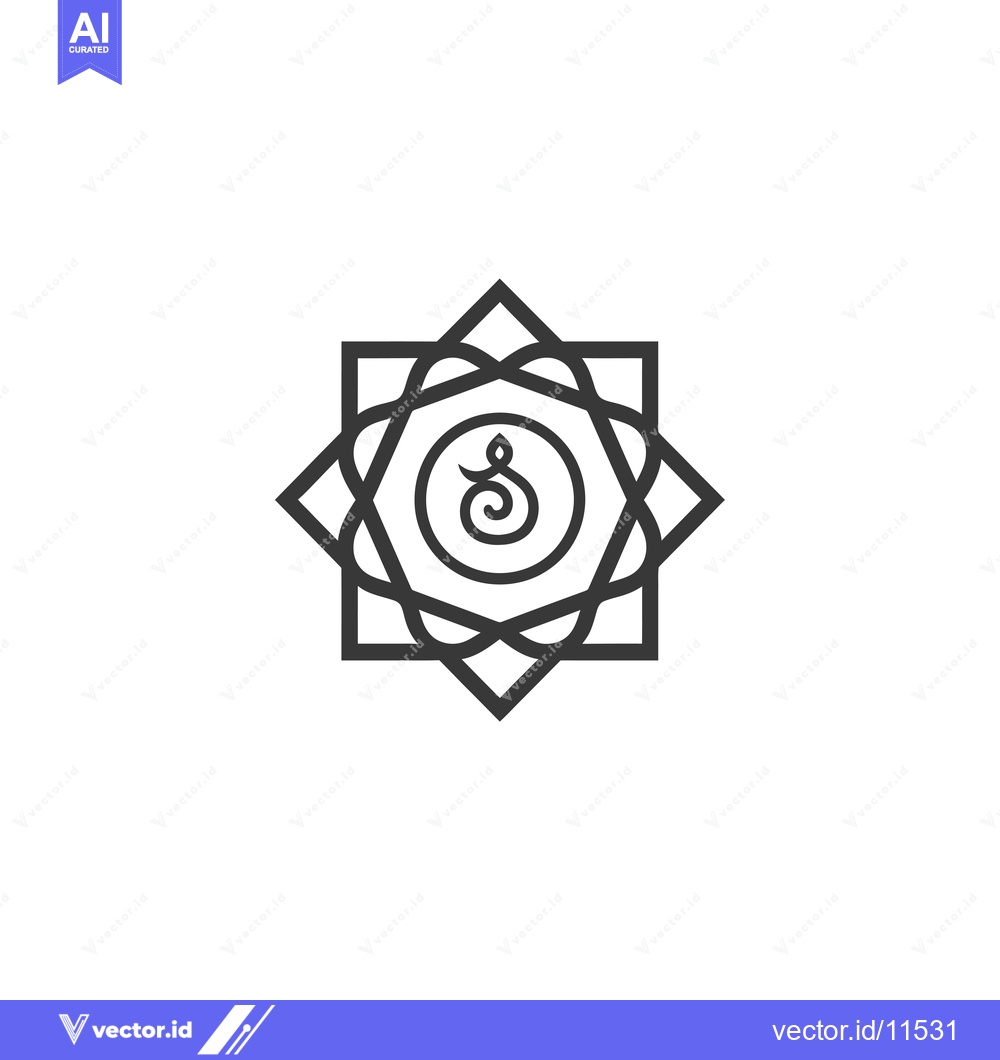 Premium Vector dari Abstract Geometric Pattern with a Central Spiral Design