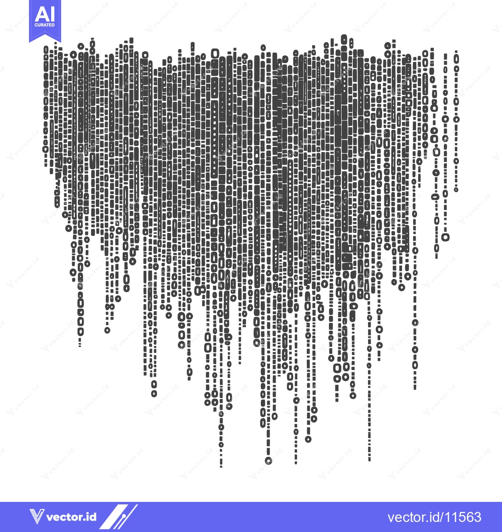 Premium Vector dari Abstract Geometric Pattern with Vertical Lines of Irregular Shapes