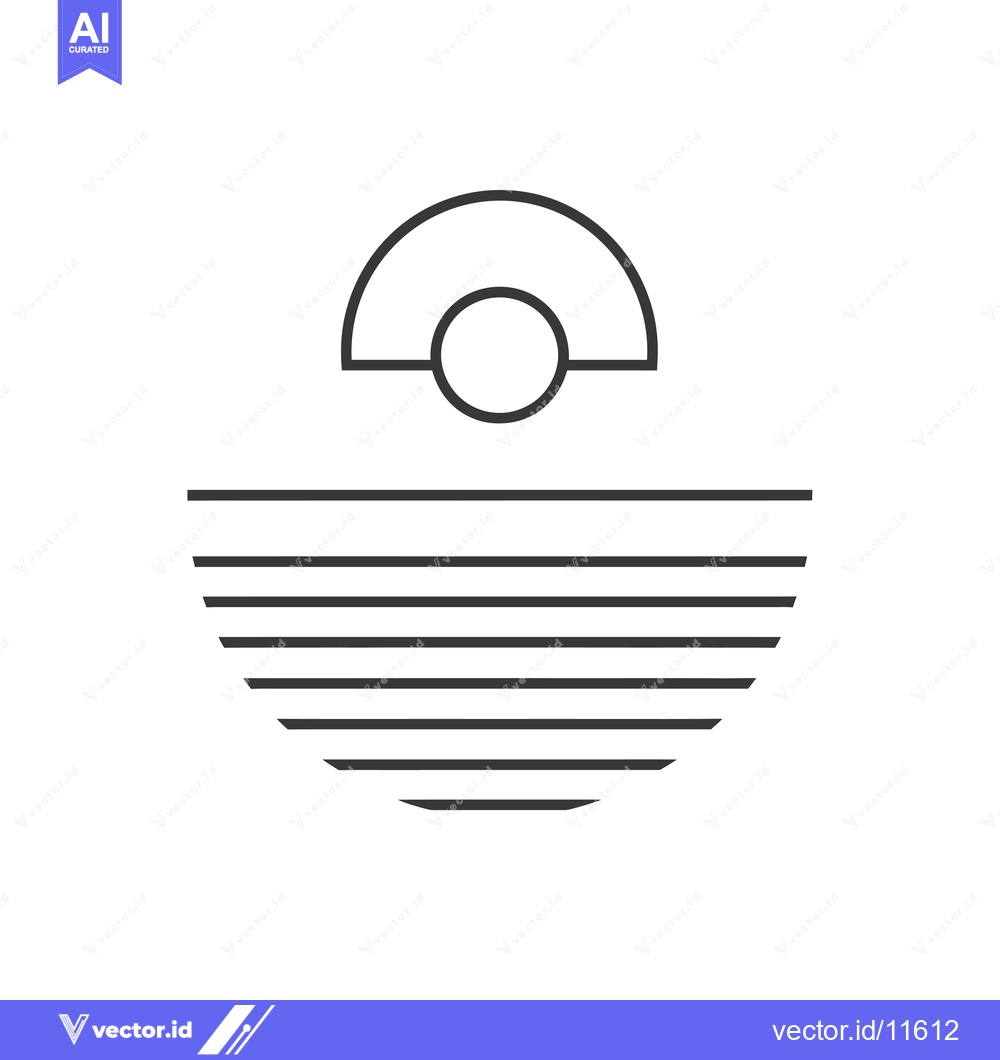 Premium Vector dari Abstract Geometric Symbol with Circular and Linear Elements