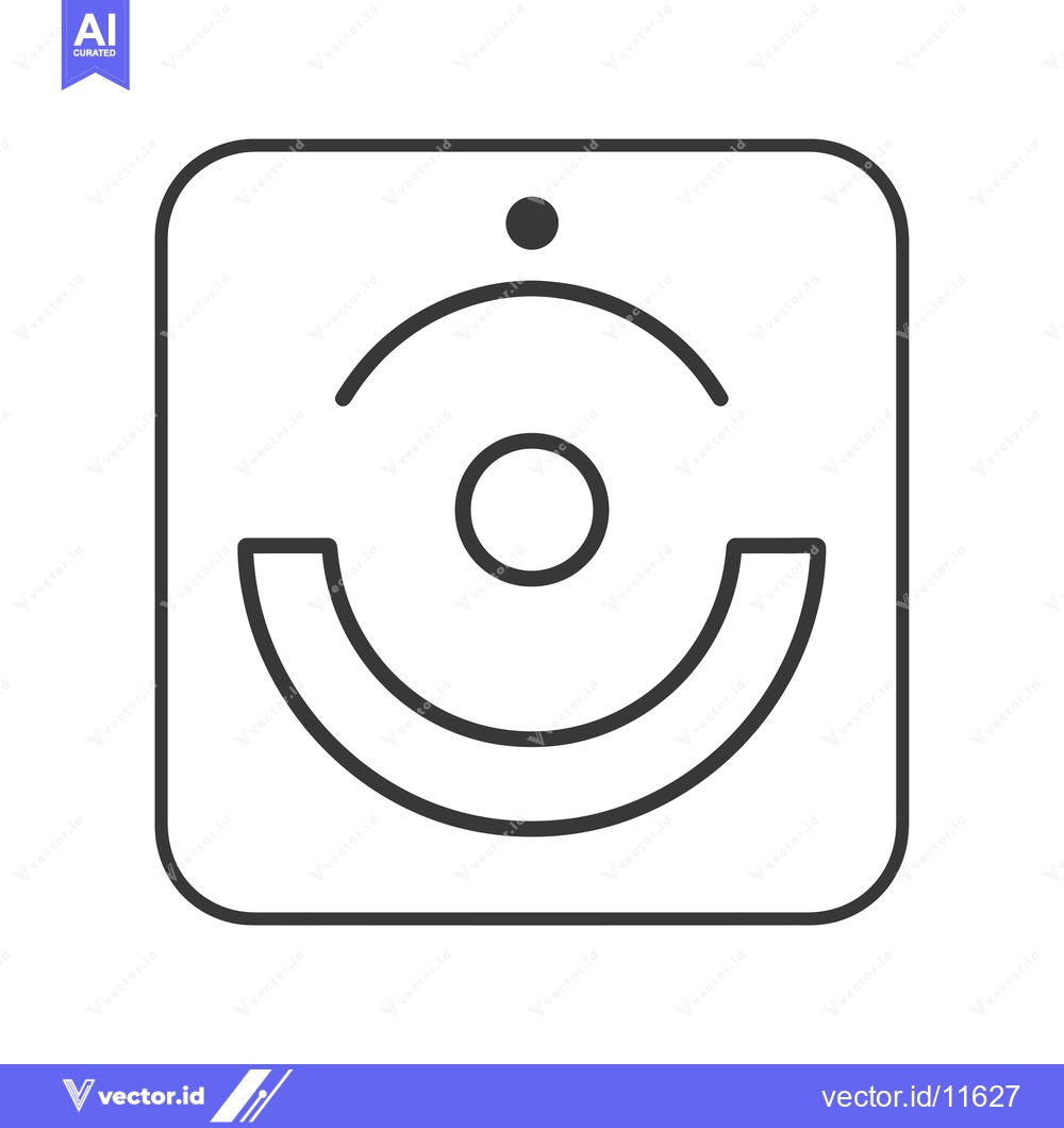 Premium Vector dari Abstract Geometric Symbol Within A Square