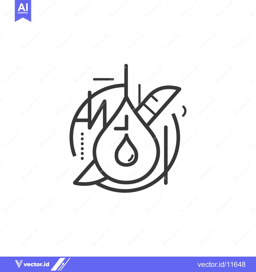 Premium Vector dari Abstract Graphic Design with Water Drop and Lines