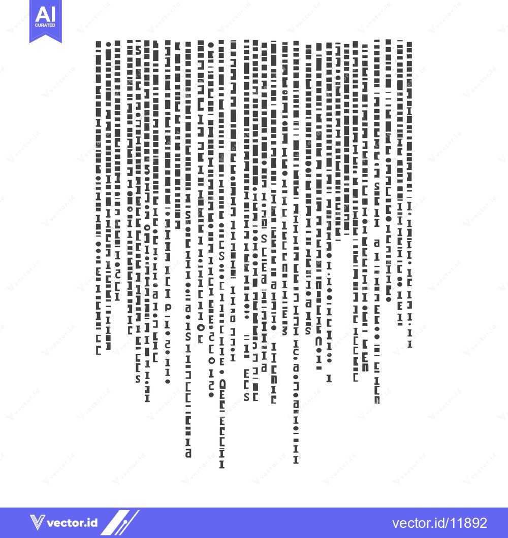 Premium Vector dari Abstract Pattern of Geometric Shapes in Black and White