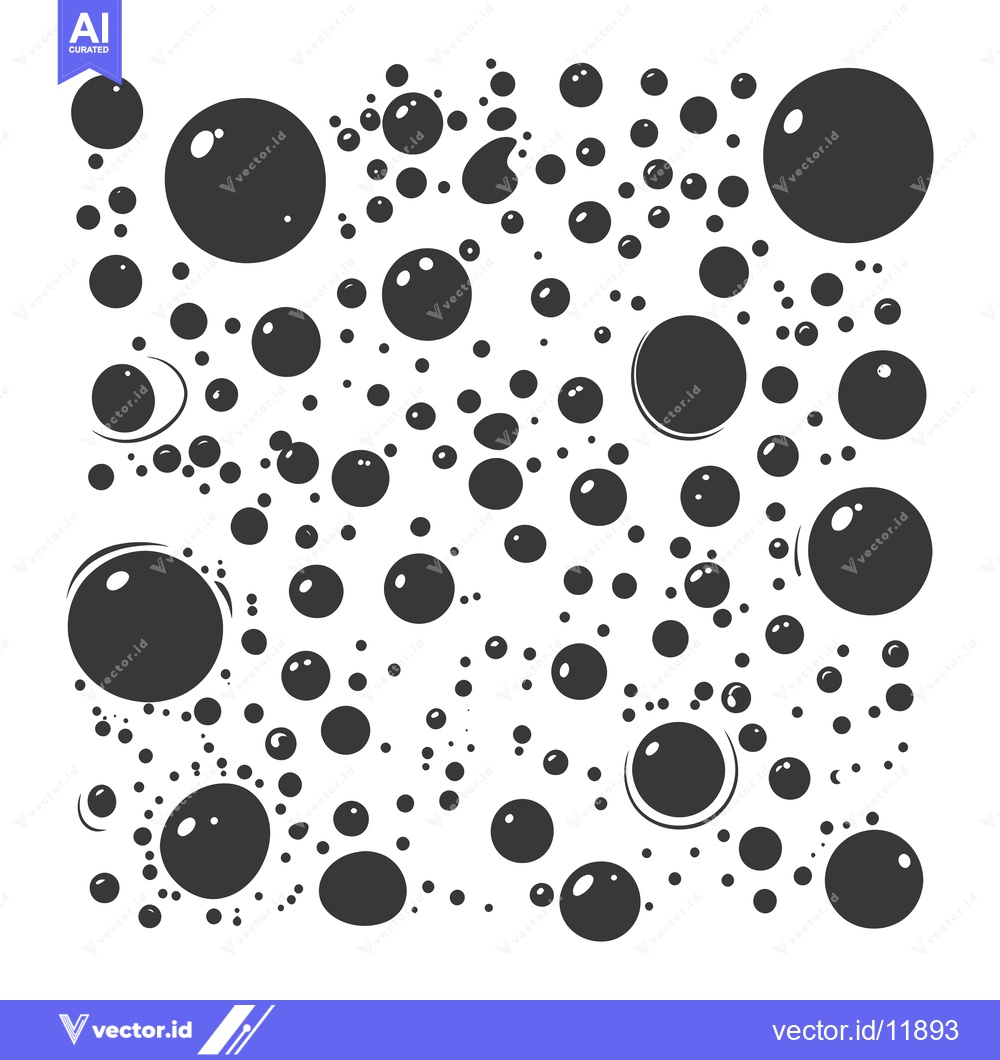 Premium Vector dari Abstract Pattern of Gray Circles and Dots on White Background