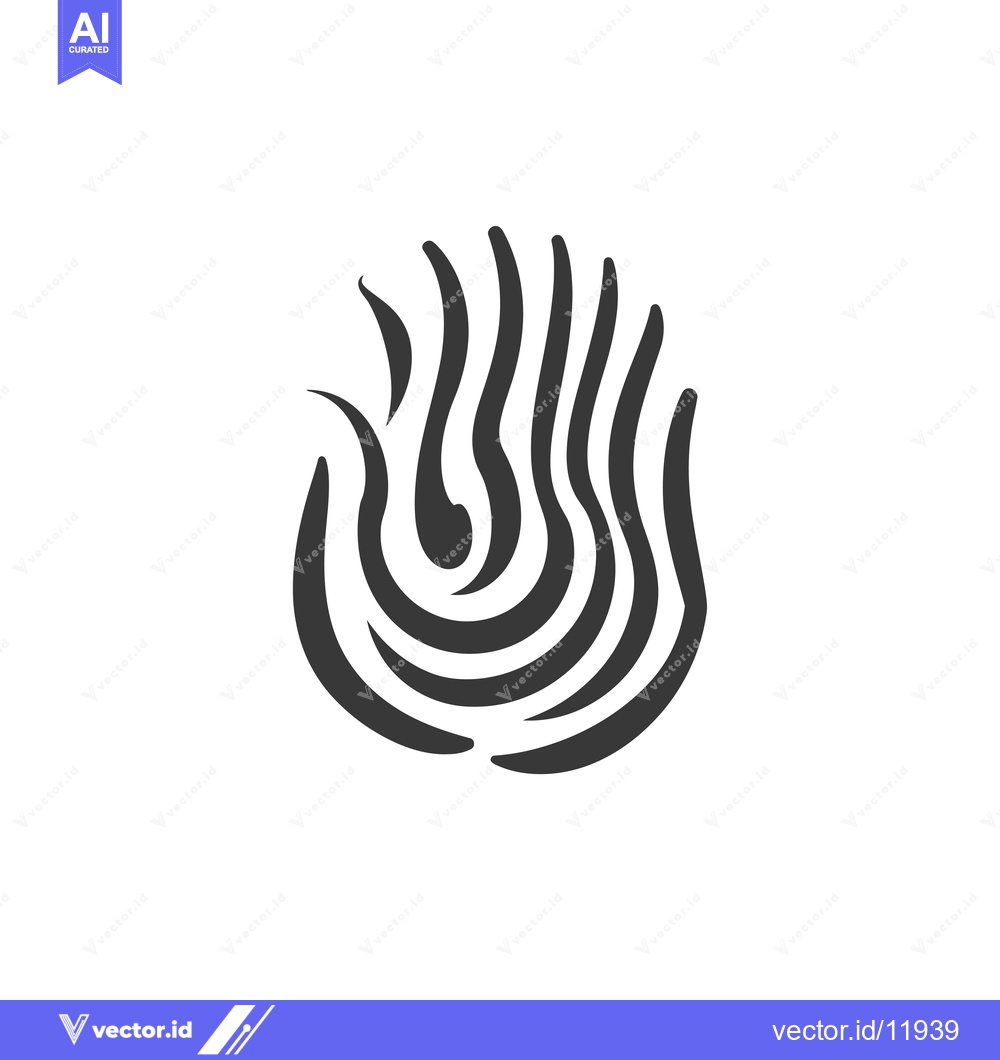 Premium Vector of Abstract Swirling Lines Forming a Circular Shape