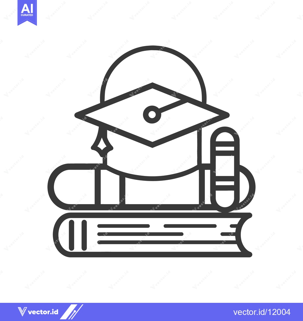 Premium Vector dari A simple illustration of academic graduation and learning