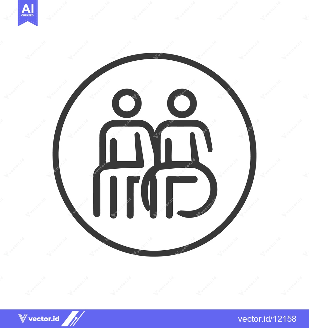Premium Vector of Accessibility Icon: Wheelchair Symbol in Circle, Inclusive Design, Min