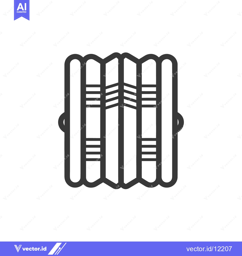 Premium Vector dari Simplified illustration depicting a black and white stylized musical i