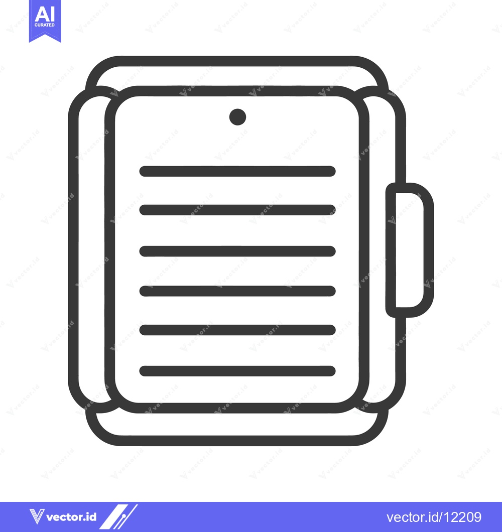 Premium Vector dari A digital screen displaying lines of text with a frame