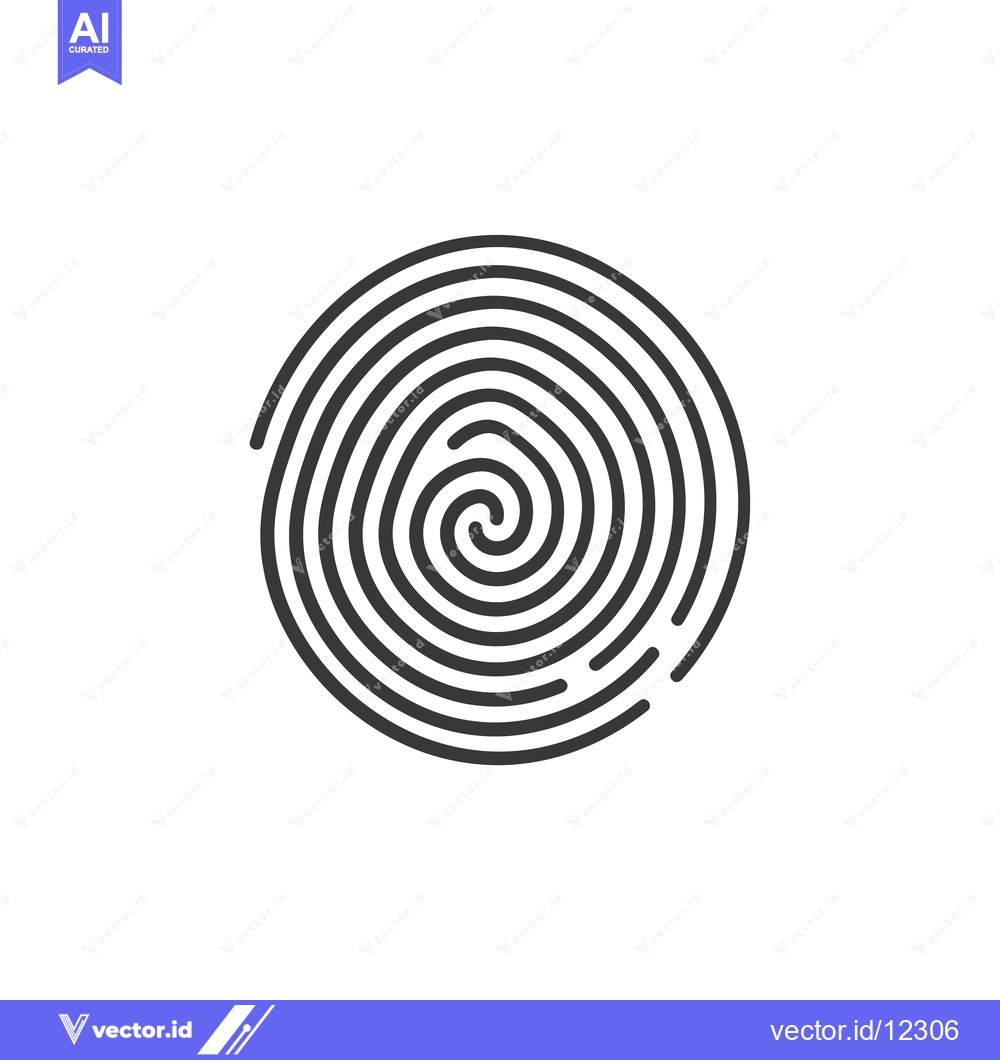 Premium Vector dari A Circular Spiral Design with Concentric Lines