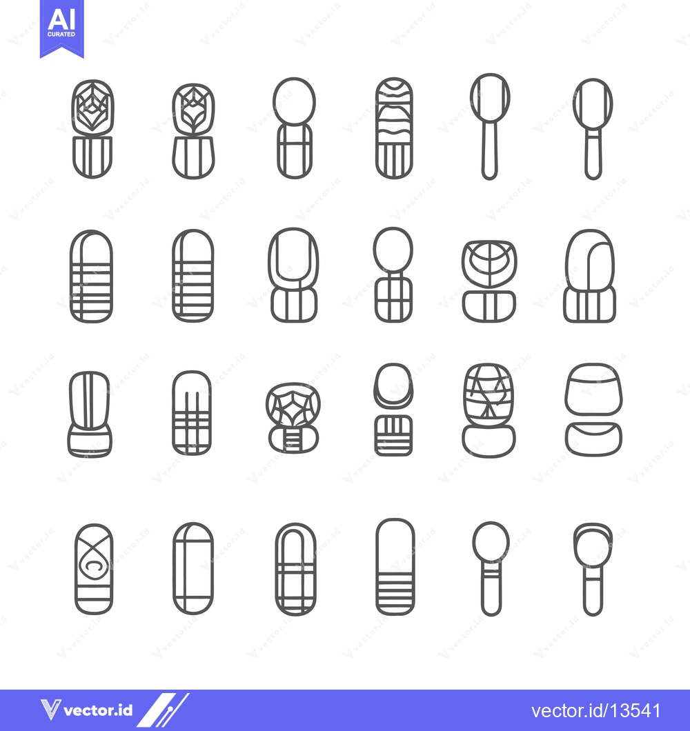 Premium Vector dari A Collection of Line Drawings Depicting Different Types of Seats