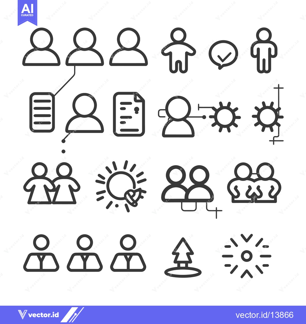 Premium Vector dari A Collection of Simple Line Icons for User Interface Design