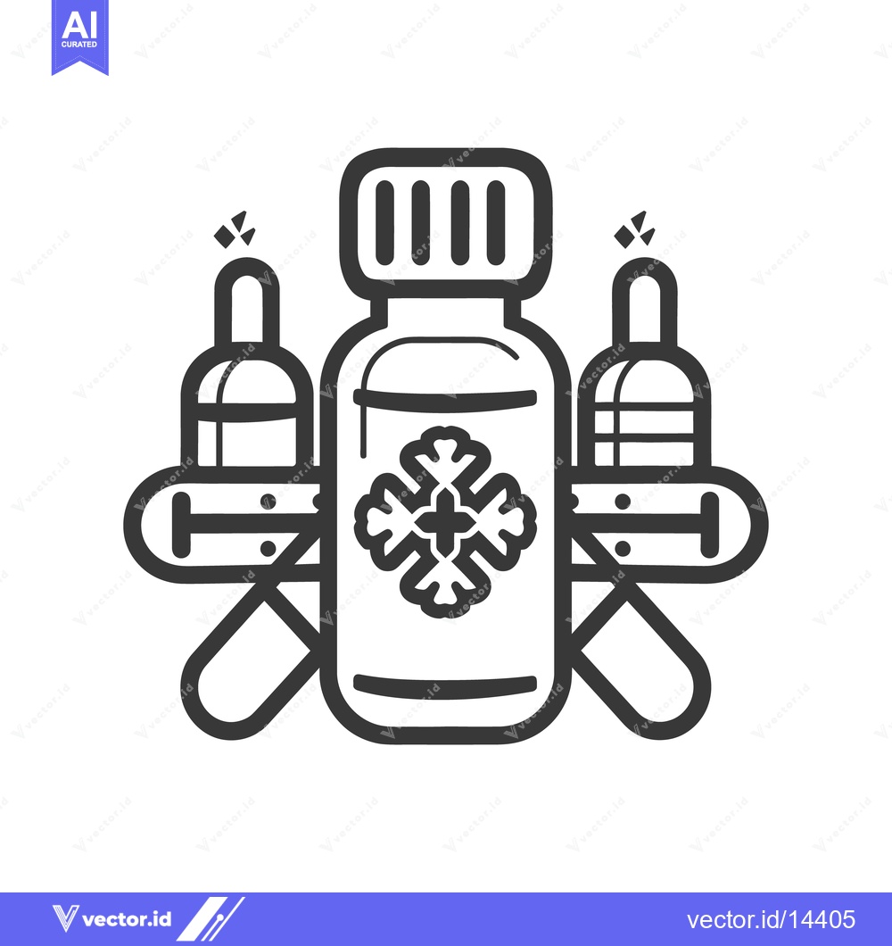 Premium Vector dari An illustration depicting healthcare medicine and various pharmaceutic
