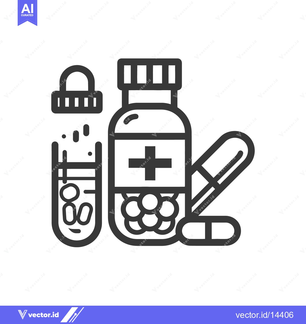 Premium Vector of Illustration of medical supplies depicting medicine and health care