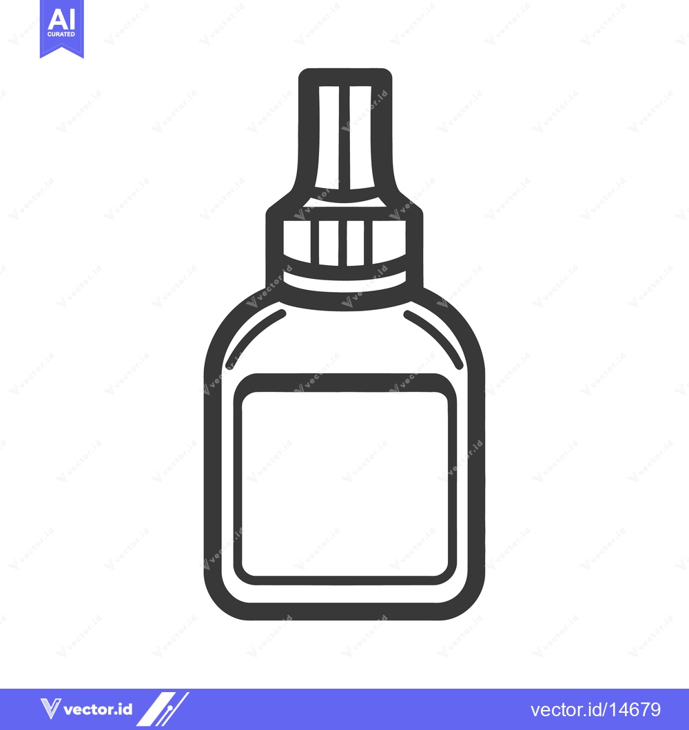 Premium Vector dari An illustration of a bottle containing adhesive or liquid glue