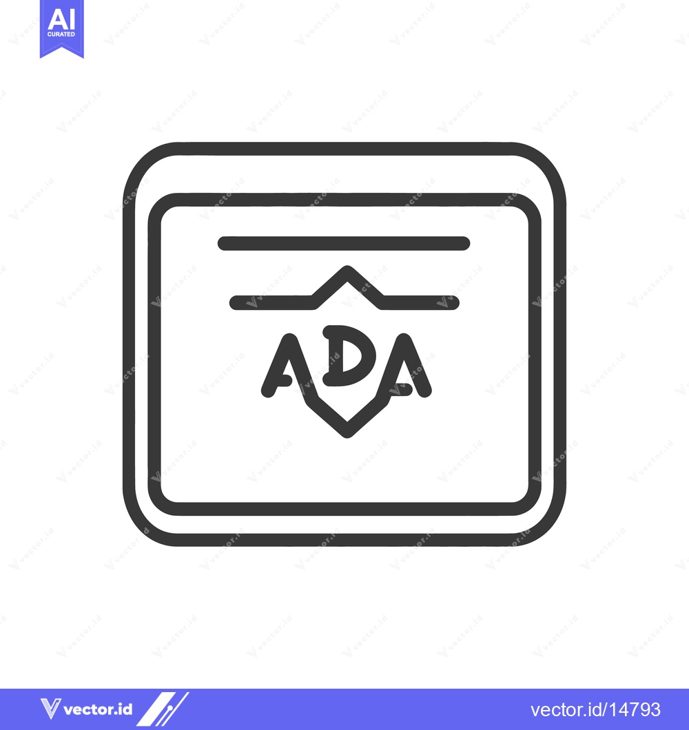 Premium Vector of Simple Icon Representing Accessibility Standards and Design Concepts