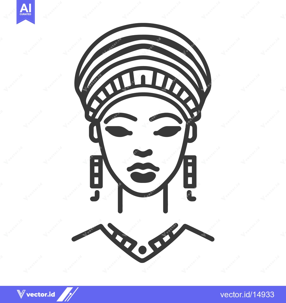 Premium Vector of A simplified black and white line drawing of a person
