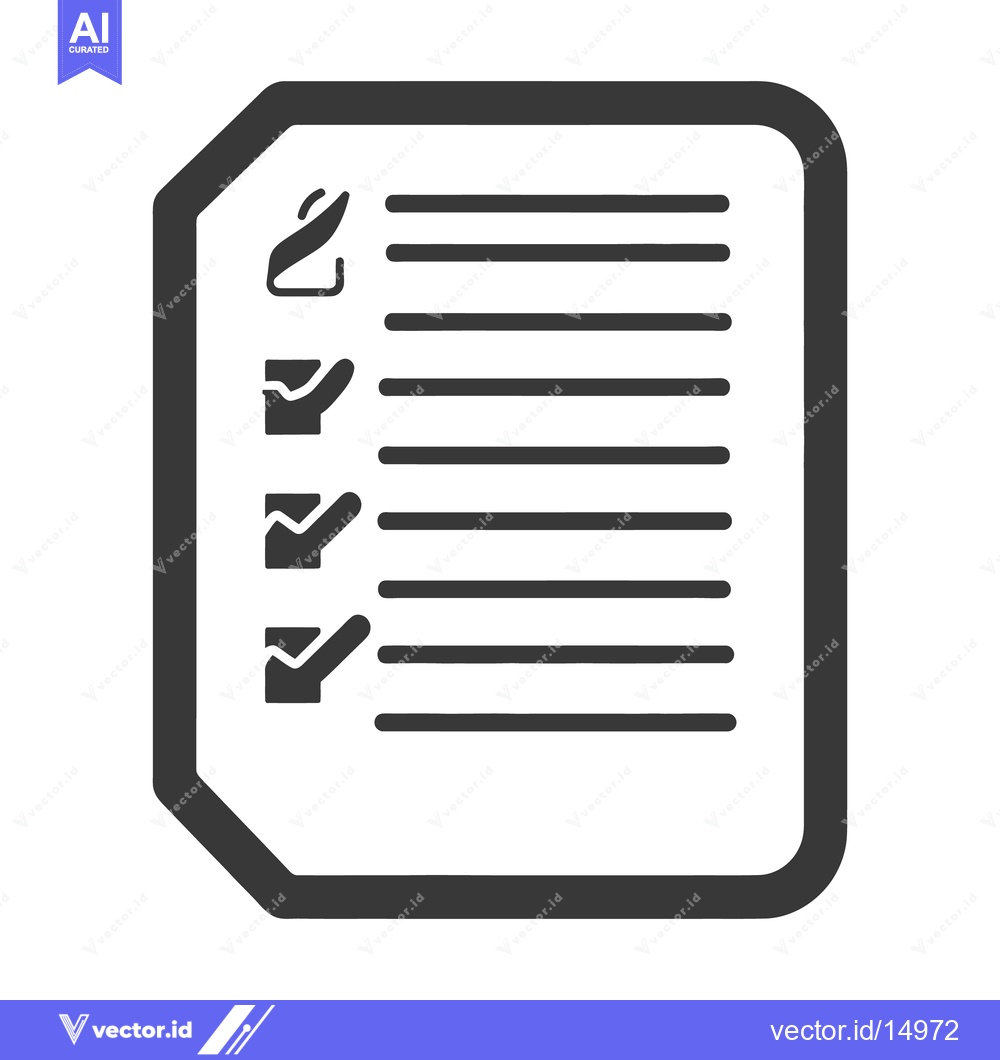 Premium Vector dari A checklist illustration with completed items and available list space