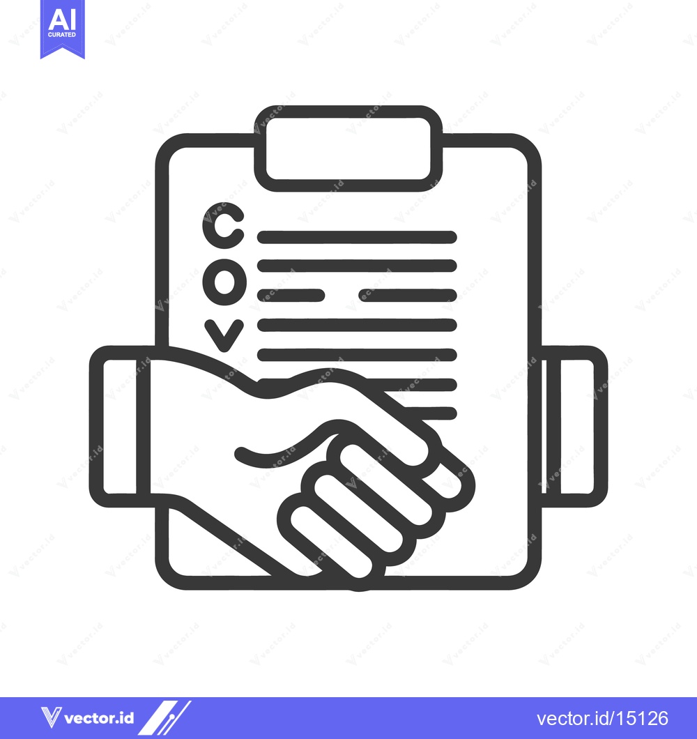 Premium Vector of A hand holding a clipboard with a checklist for documentation