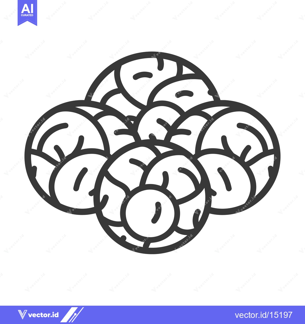 Premium Vector dari A Group of Four Interconnected Circular Shapes