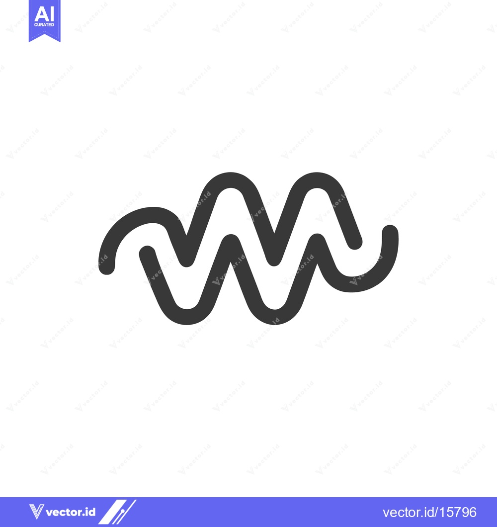 Premium Vector dari Abstract Dark Gray Wave Pattern on White Background, Minimalist Design