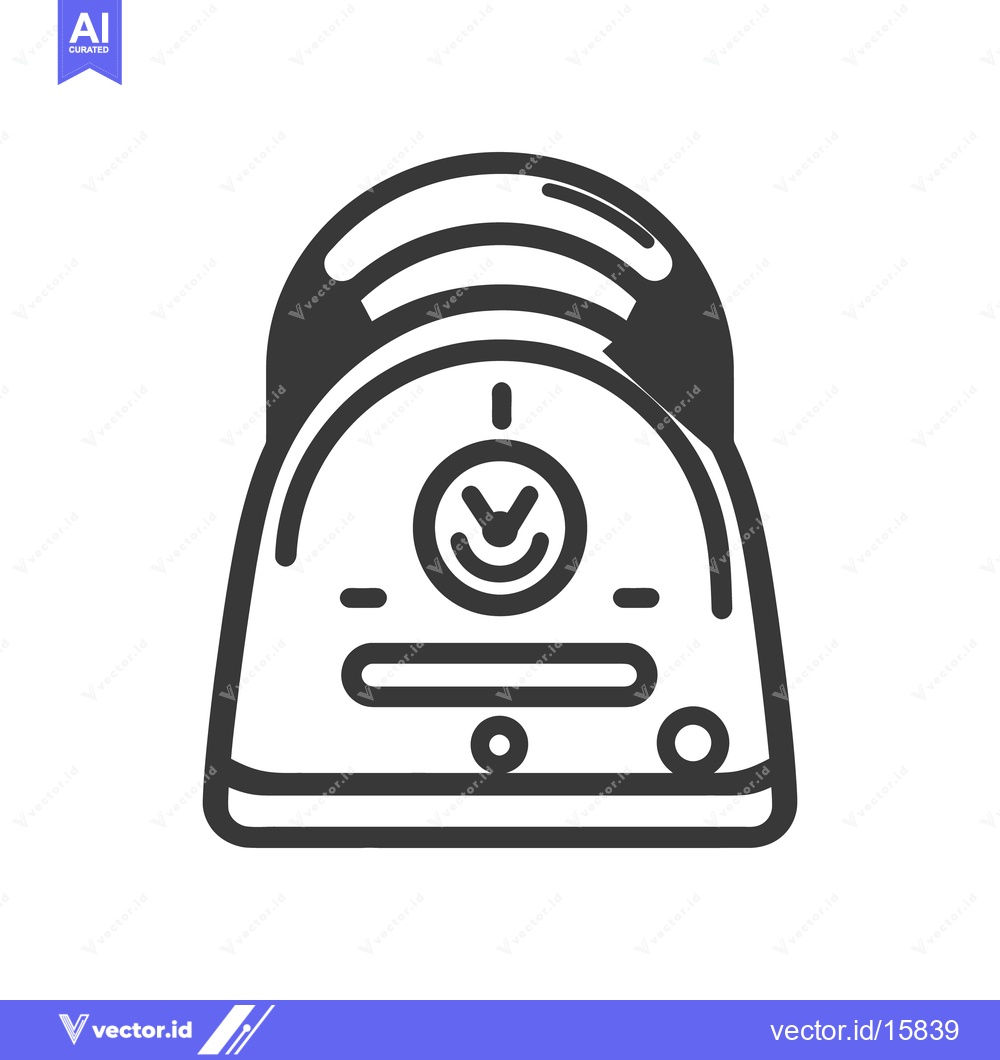 Premium Vector dari An abstract monochrome image of a simplified electronic device