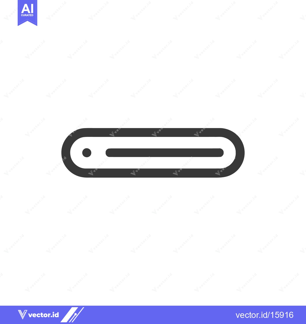 Premium Vector of Simple, Modern Line Icon of a Storage Device