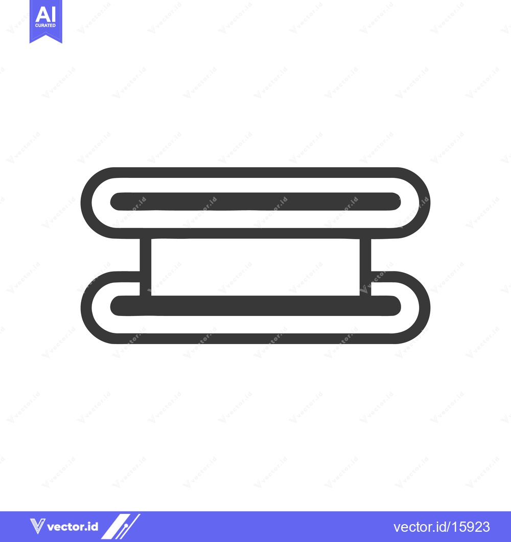 Premium Vector of Equal Sign Graphic: Bold, Rounded, Minimalist Design on White