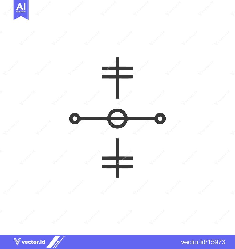 Premium Vector dari Sigil of Earth: Geometric Symbol with Crosses and Circle