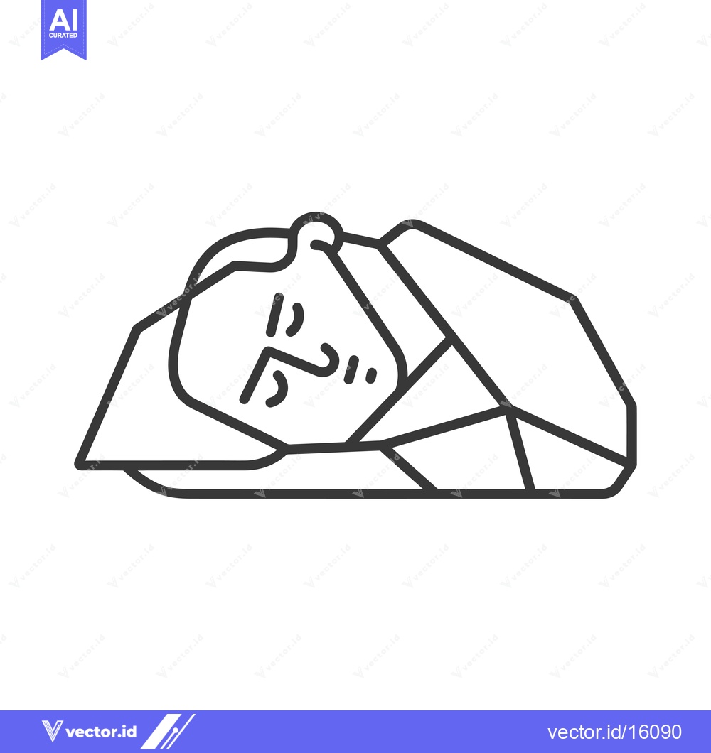 Premium Vector of A Line Drawing of a Geometric Shape with a Hole in the Middle