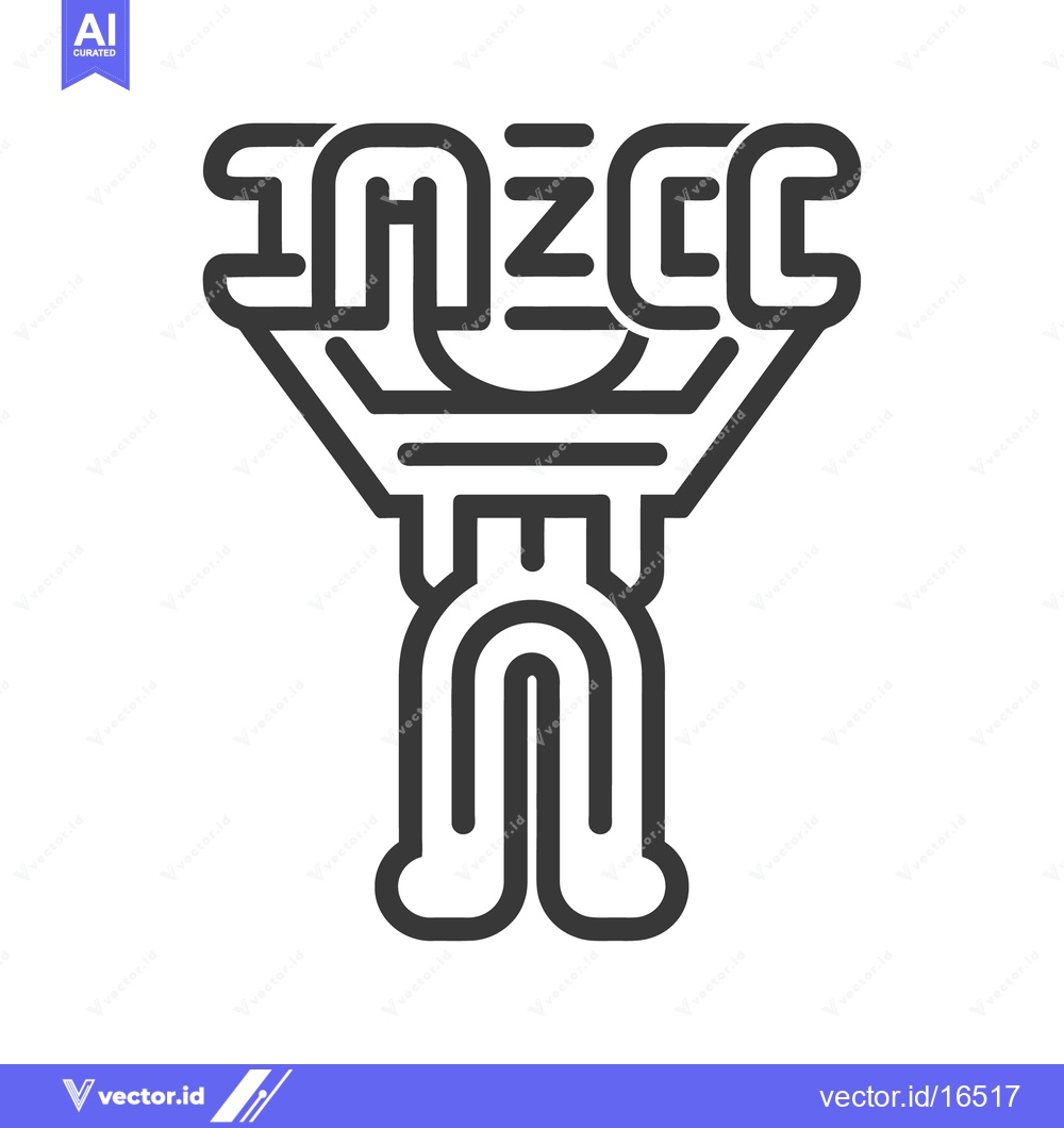 Premium Vector dari This abstract gray linear graphic shows an artistic representation of