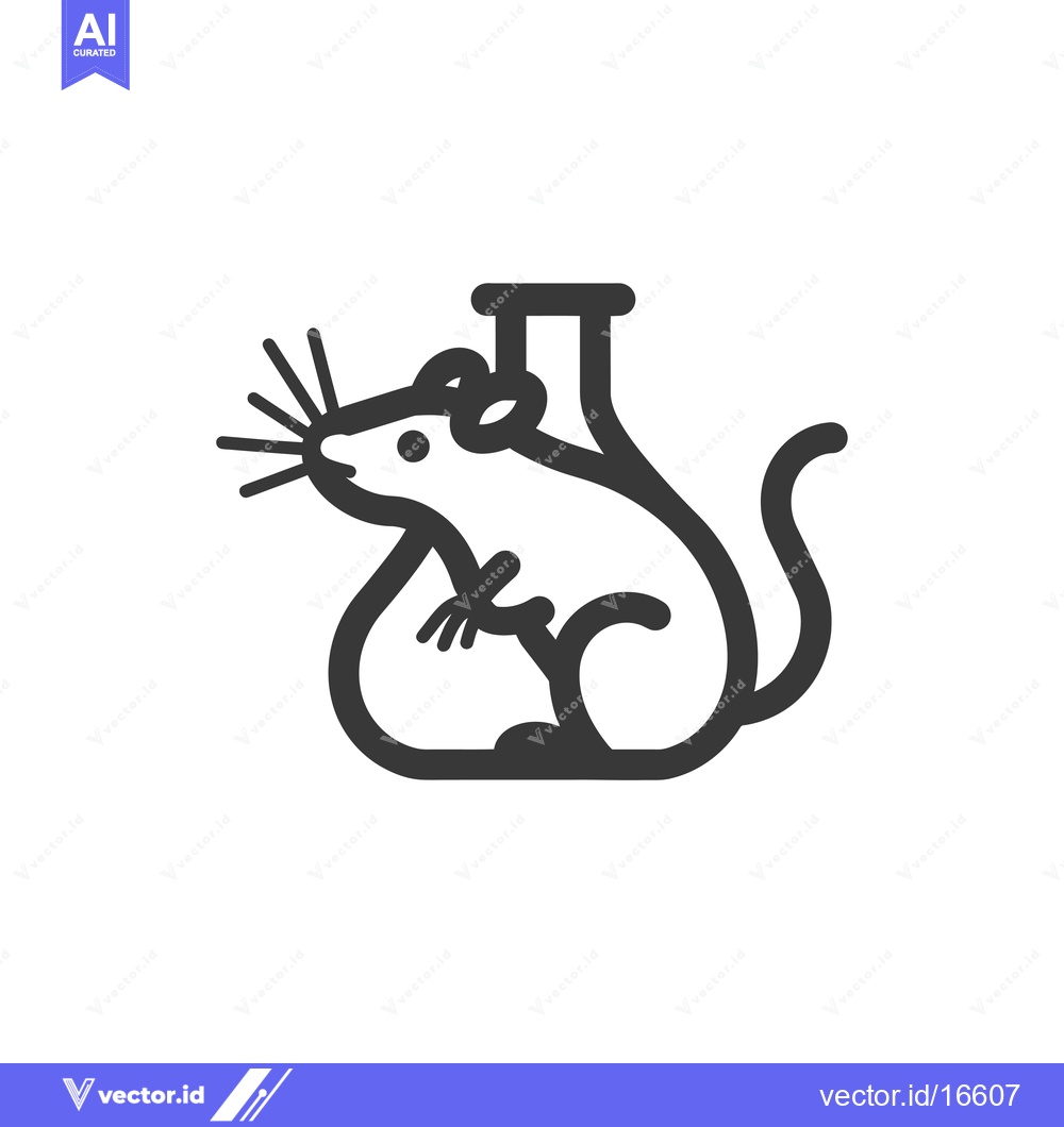 Premium Vector dari A mouse trapped inside a flask