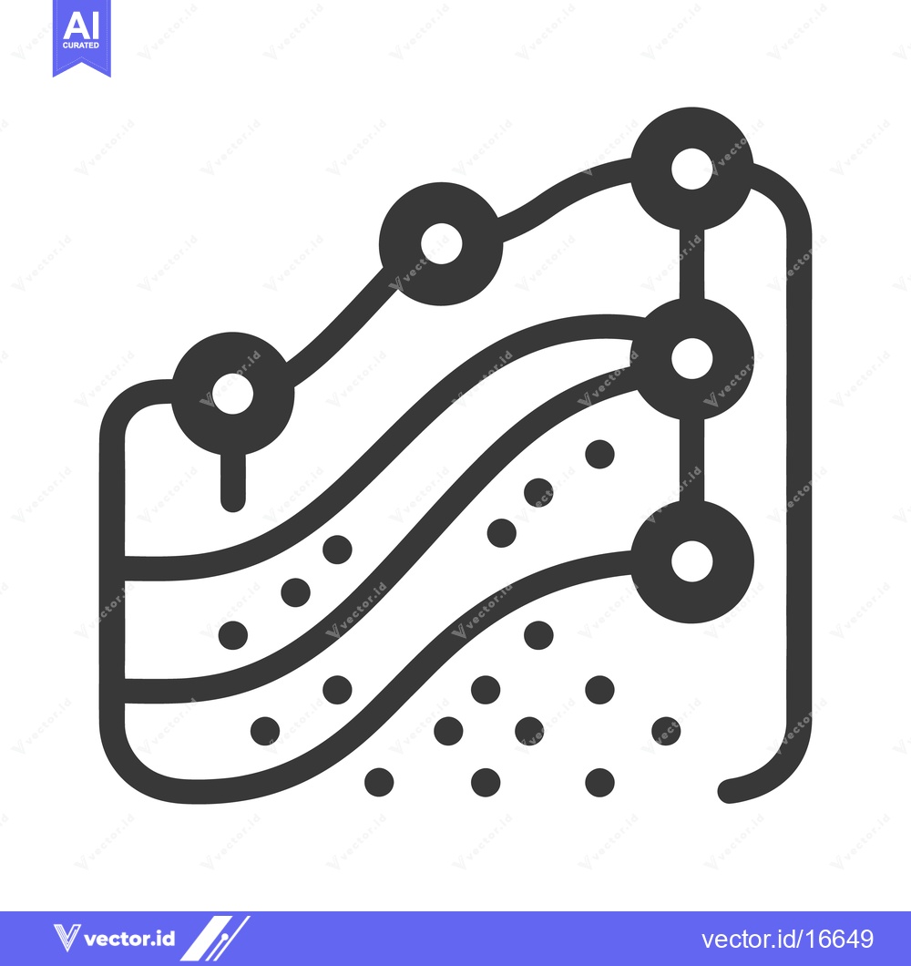 Premium Vector of Diagram of interconnected layers with circular node connections