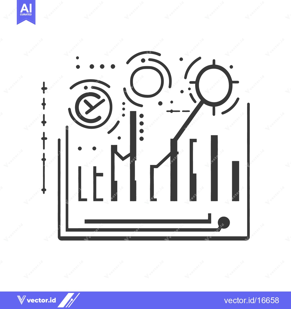 Premium Vector dari Conceptual illustration showing digital technology monitoring data ana