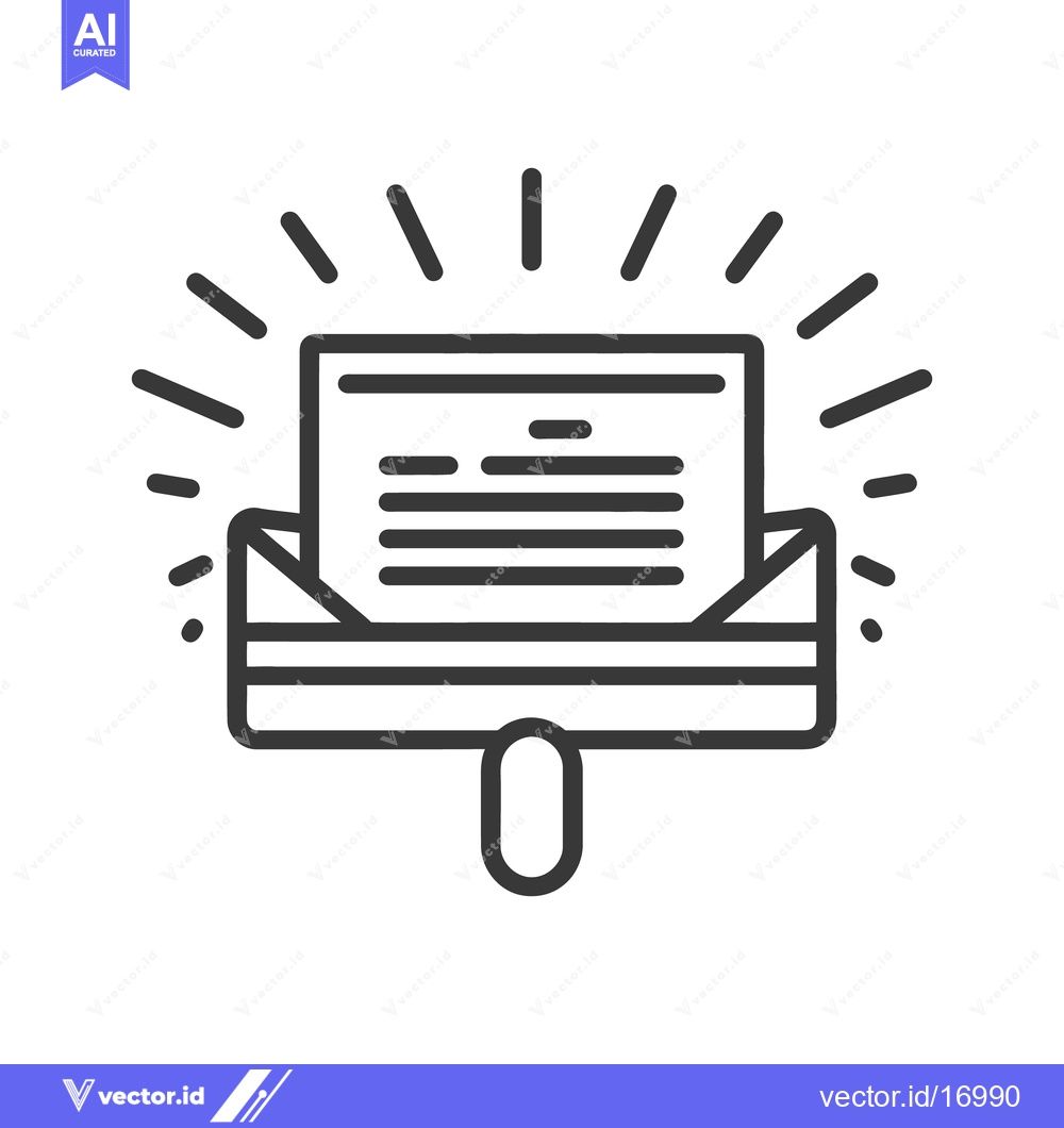 Premium Vector dari Document illuminated by light shining from behind the paper sheets