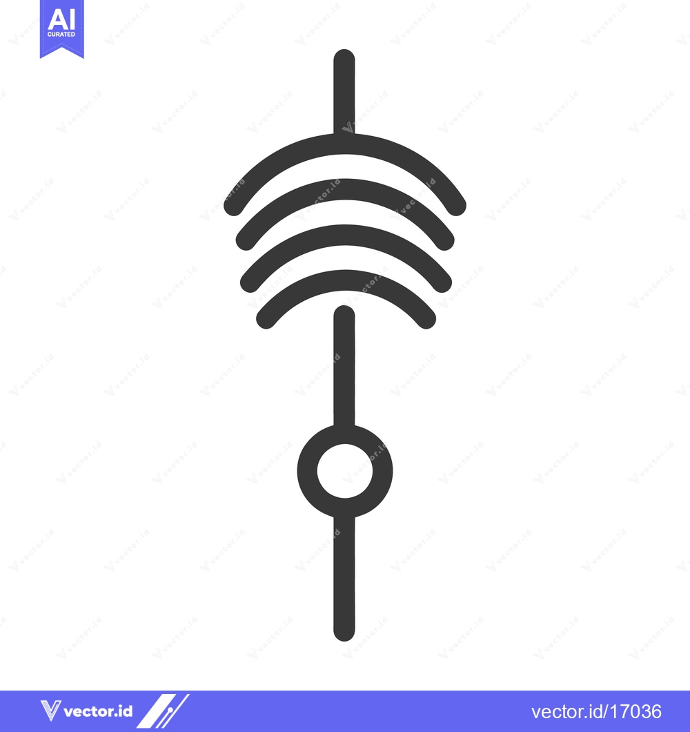 Premium Vector dari A minimalist symbol illustration featuring several arched lines and a