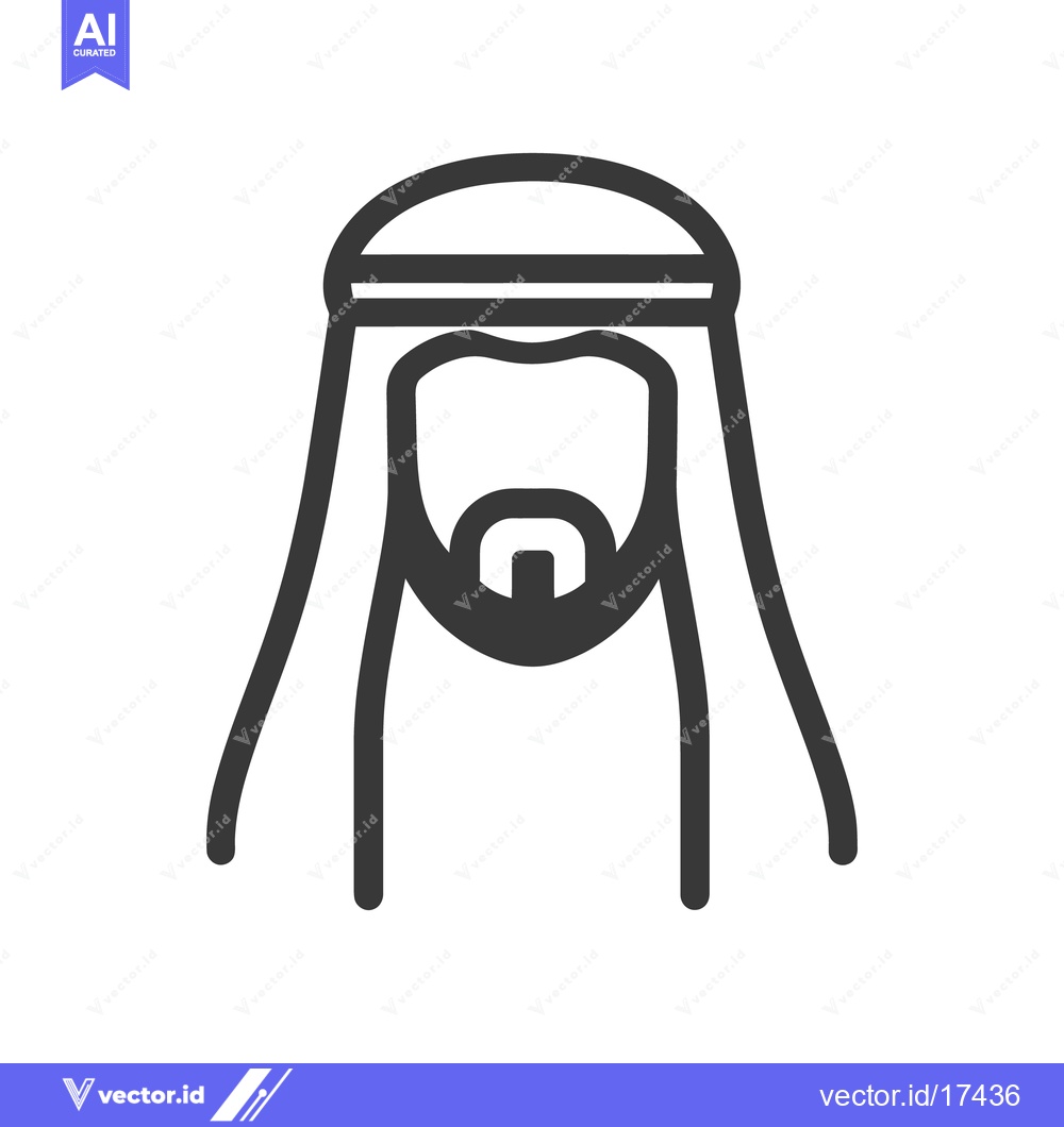 Premium Vector of Simple vector illustration depicting a male figure with traditional at