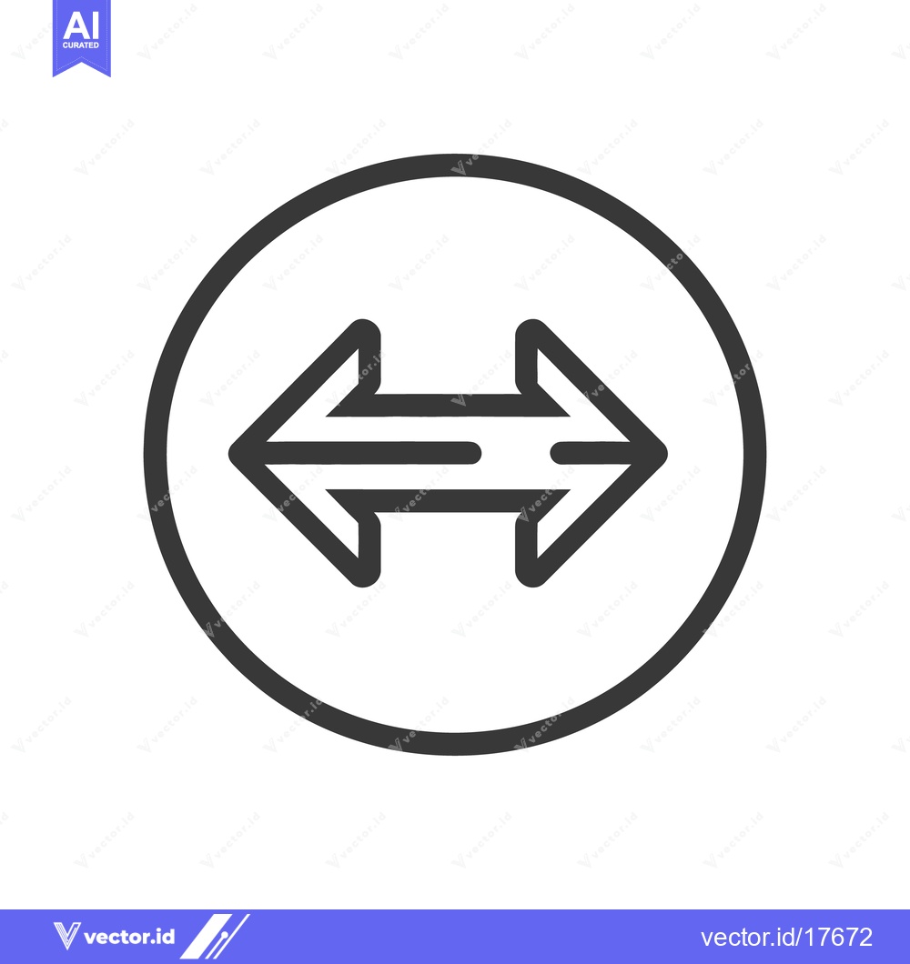 Premium Vector of A graphic illustration featuring arrows pointing in opposite direction