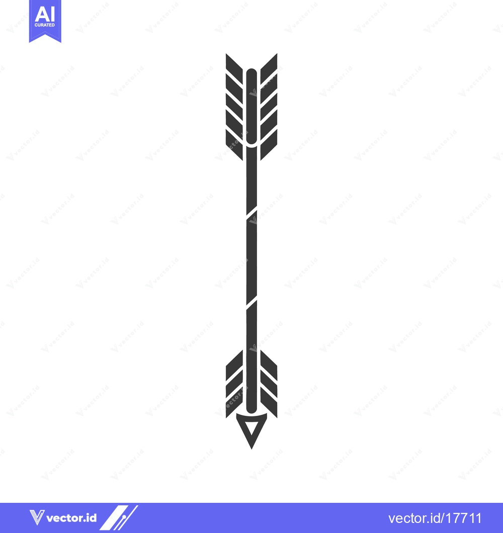 Premium Vector dari A simple black arrow pointing upwards with a white background