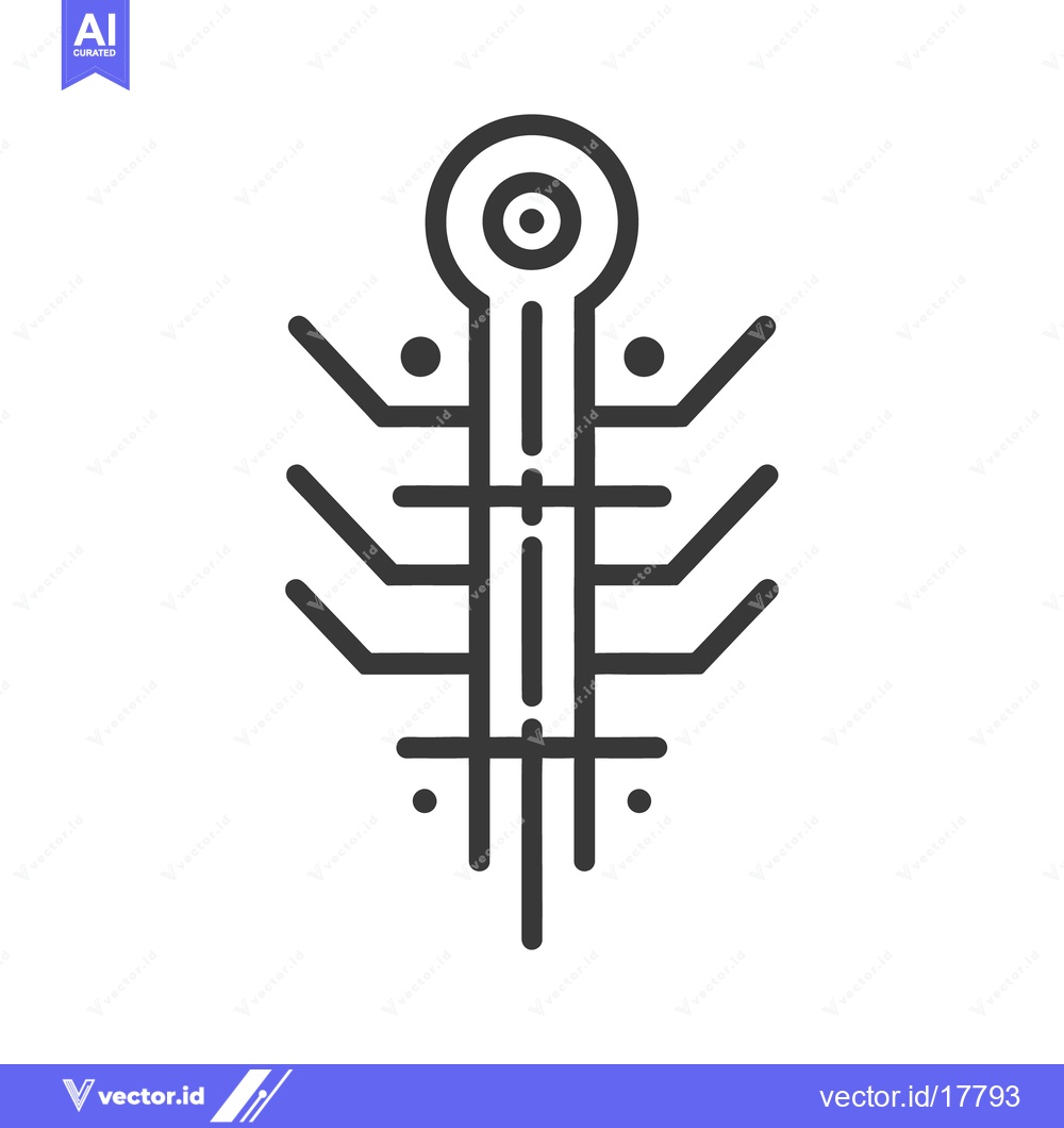 Premium Vector of Graphic representation of a technological or scientific system compone