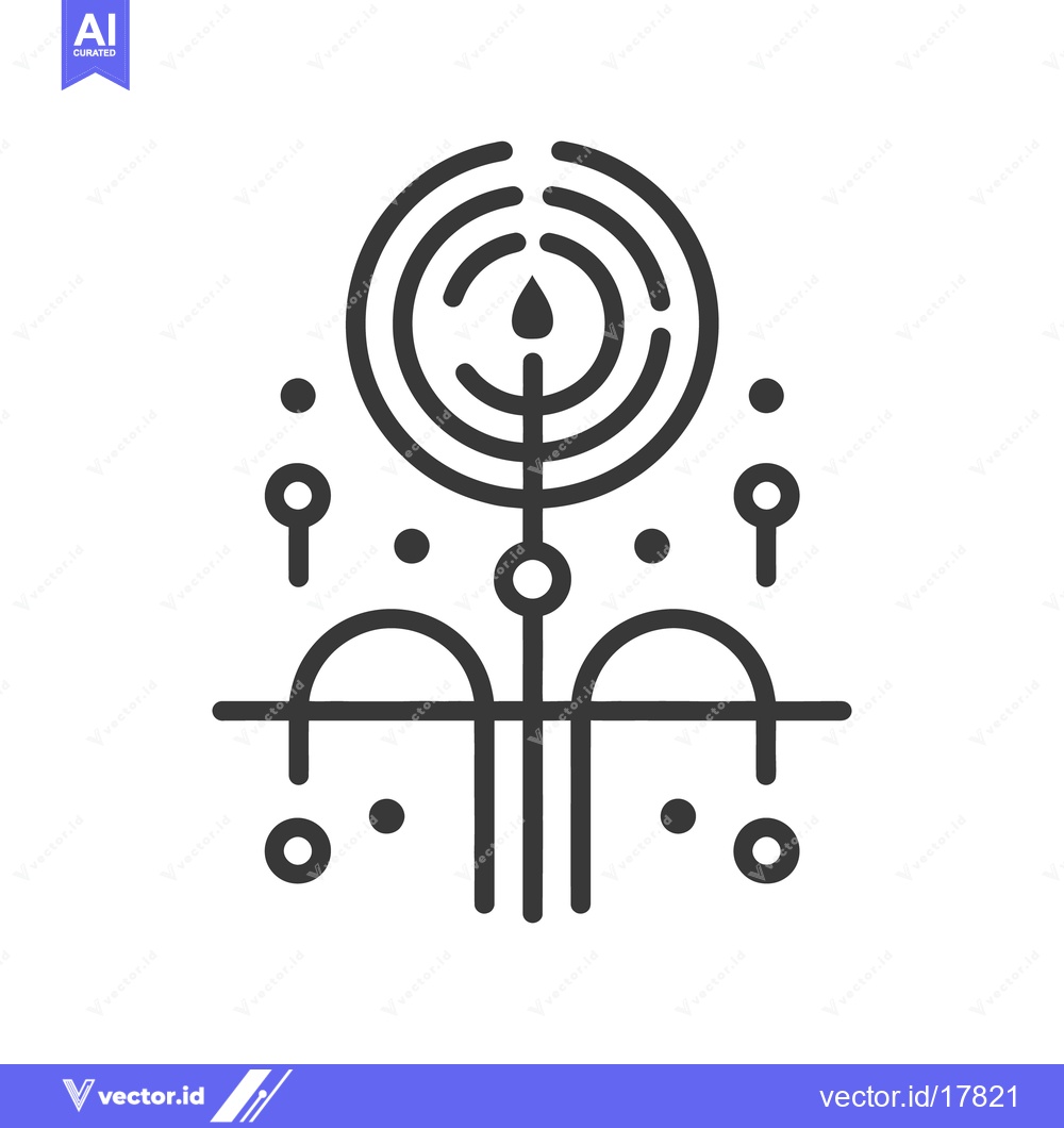 Premium Vector dari Decorative abstract illustration showing geometric shapes and lines in