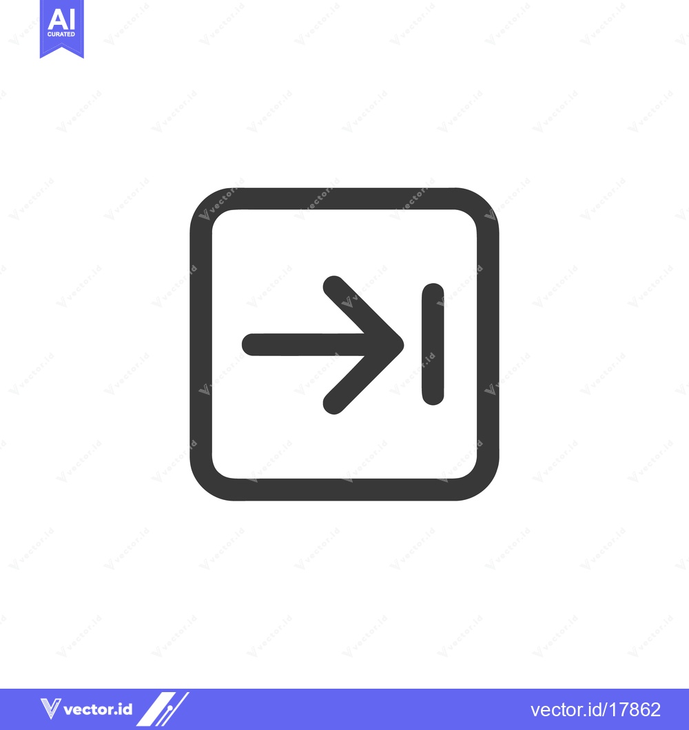 Premium Vector dari Simple Dark Grey Export Icon in Rounded Square Frame on White
