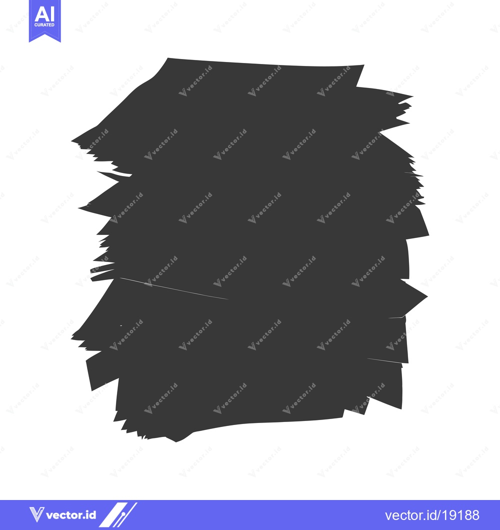 Premium Vector dari A Silhouette of a Stack of Paper
