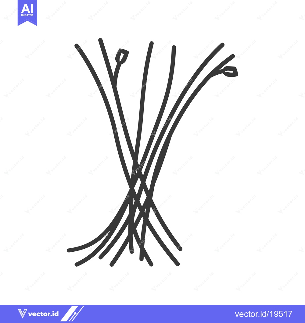 Premium Vector of A Simple Line Drawing of a Bundle of Sticks